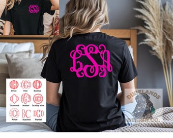 Sale! Cheap Monogrammed shirt monogram unisex tshirt custom personalized shirt short sleeve monogrammed shirt bridal party wedding gift