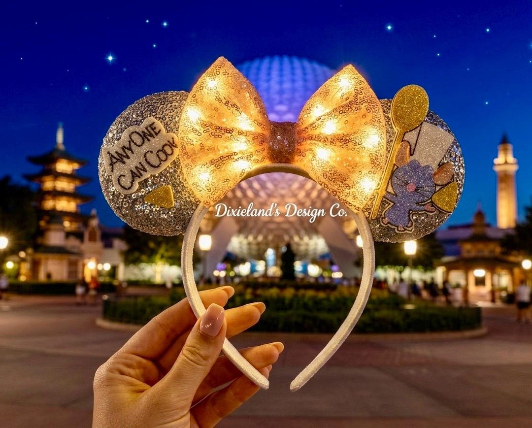 Cheif In Remy Ratatouille Remy Little Chief Magical Place Theme Park Mickey Headband ...