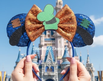 Goofy Micky Freunde Magischer Ort Freizeitpark Micky Stirnband Minnie Maus Ohr Stirnband Halloween Cosplay Film Charakter Kopf Accessoire