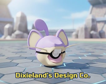 0019 Rattata Pokémon Pokeball Pokemonbälle muss man fangen alle Pokéballkarten Sammelkarten Cosplay Anime Sammelkarten Bau dein eigenes Poké