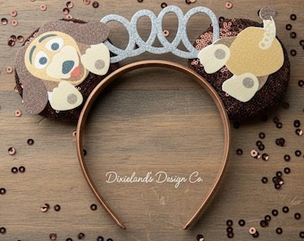 Diadema de Mickey y Minnie Mouse para el parque temático Slinky Dog Andy's Magical Place, diadema con orejas de Mickey y Minnie Mouse, accesorio para disfraz de Halloween y películas