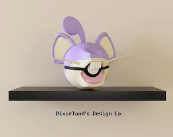 0019 Rattata Pokémon Pokeball Pokemonbälle muss man fangen alle Pokéballkarten Sammelkarten Cosplay Anime Sammelkarten Bau dein eigenes Poké