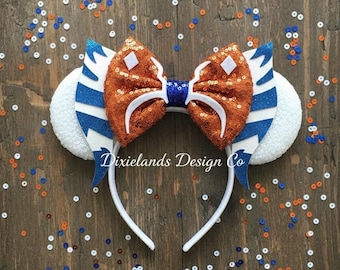 Ahsoka Tano Magical Place Mickey Ears Mouse Minnie Bow Headband Ear Headband Theme Park Halloween Cosplay Headwear Accessories