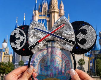 Star Wars Mouse Ears | Death Star Minnie Ears | 3D Printed  display picture 1