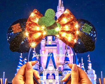 Goofy Micky Freunde Magischer Ort Freizeitpark Micky Stirnband Minnie Maus Ohr Stirnband Halloween Cosplay Film Charakter Kopf Accessoire