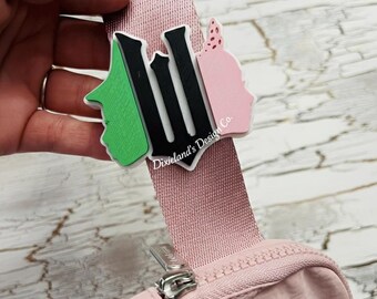 Abalorio para cinturón con escudo de enlace de la bruja malvada invisibilidad Star King Koopa Dk Gorilla, accesorio para riñonera, accesorios para parques temáticos Epic Park