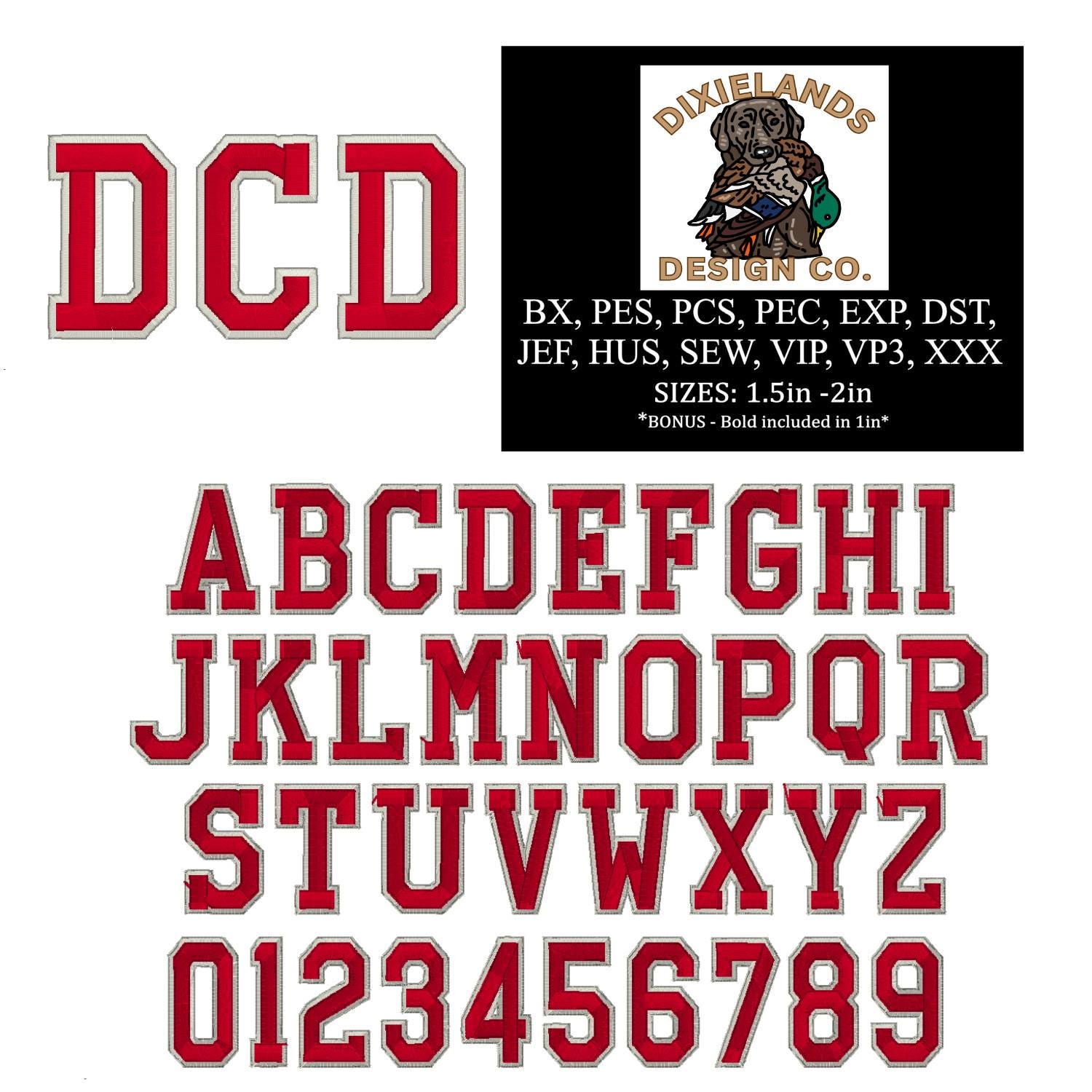 Puff Foam Embroidery Font File, Puff Embroidery Machine Designs 3D