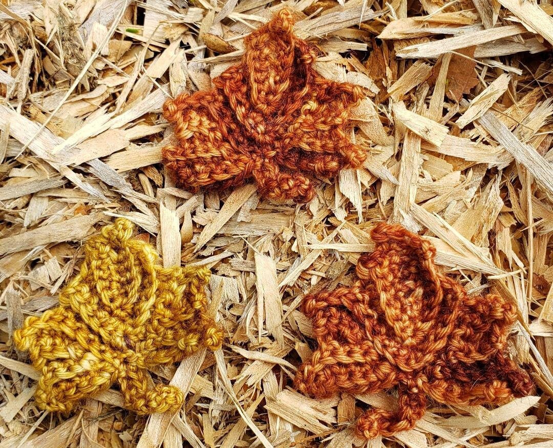 The Mini Maple Leaf Crochet Pattern - Etsy