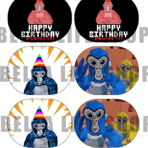 GORILLA TAG BIRTHDAY Birthday Pringle Label Kids Birthday Gorilla Tag Gamer Birthday Party Printable Digital, Pringle Snack Label