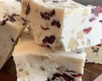 1 1/4 lb  Cranberry Walnut Fudge