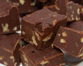 1 1/4 lb  Dark Chocolate Walnut Fudge