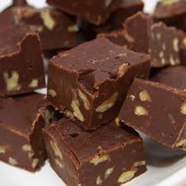 1 1/4 lb  Dark Chocolate Walnut Fudge