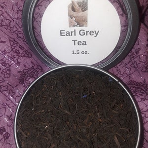 1,5 oz earl Grey Tea in Magnetic Tin