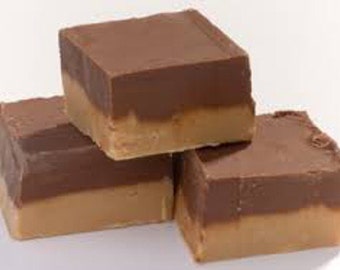 1 1/4 pounds Milk Chocolate and Peanut Butter Fudge