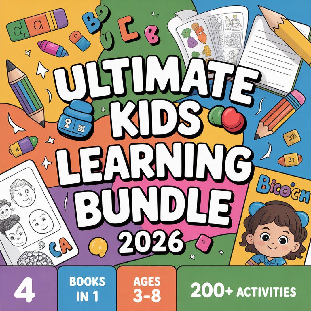 Ultimate Kids Learning Activity Bundle 2026, Preschool Worksheets ...
