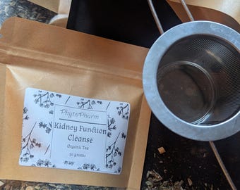 Kidney Cleanse Tea Organic Herbal Detox Blend - Supports Kidney Function & Urinary Health