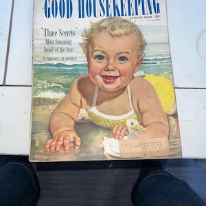 Good Housekeeping August 1950, “3 Secrets” by Margaret Lee Runbeck