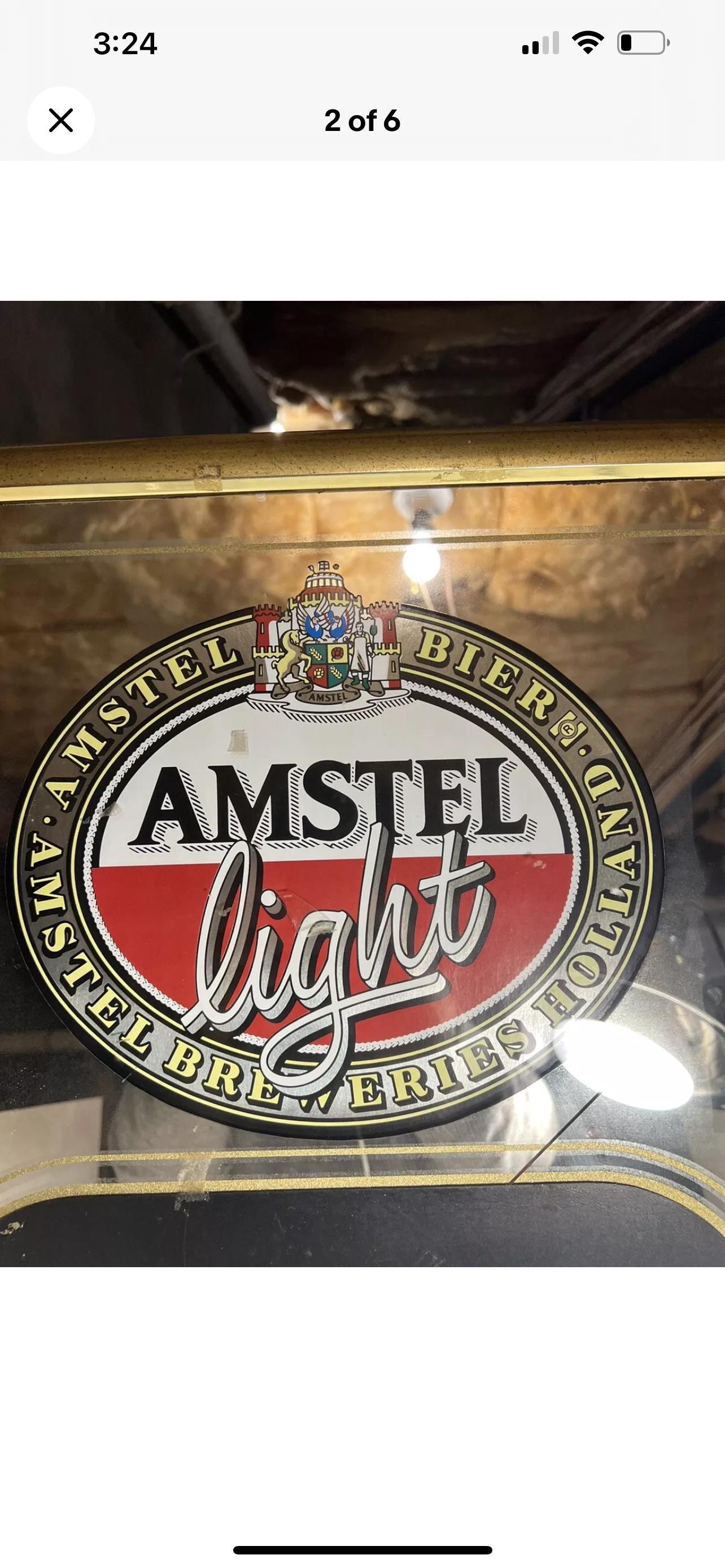 Amstel Light Bier Bar Mirror/chalkboard, Menu Board - Etsy