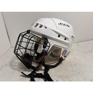 Cascade SPR Lacrosse Helm mit verstellbarer Passform und Chinstrap WeißGrößen M/L-L
