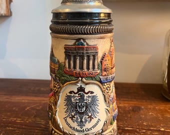 Vintage Zoller & Born Limited Edition Deutschland Beer Stein. Hand
