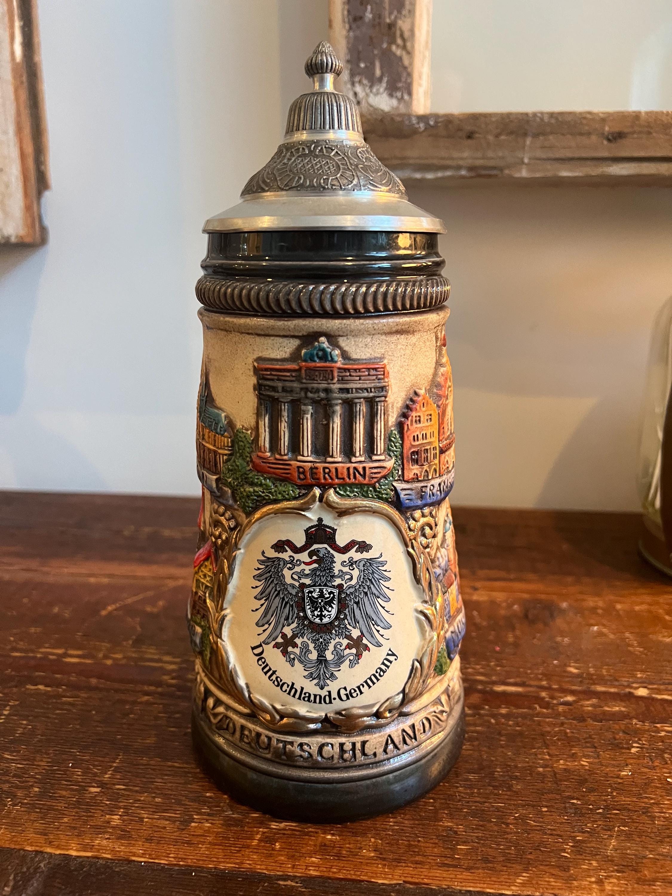 Vintage Zoller & Born Limited Edition Deutschland Beer Stein. Hand