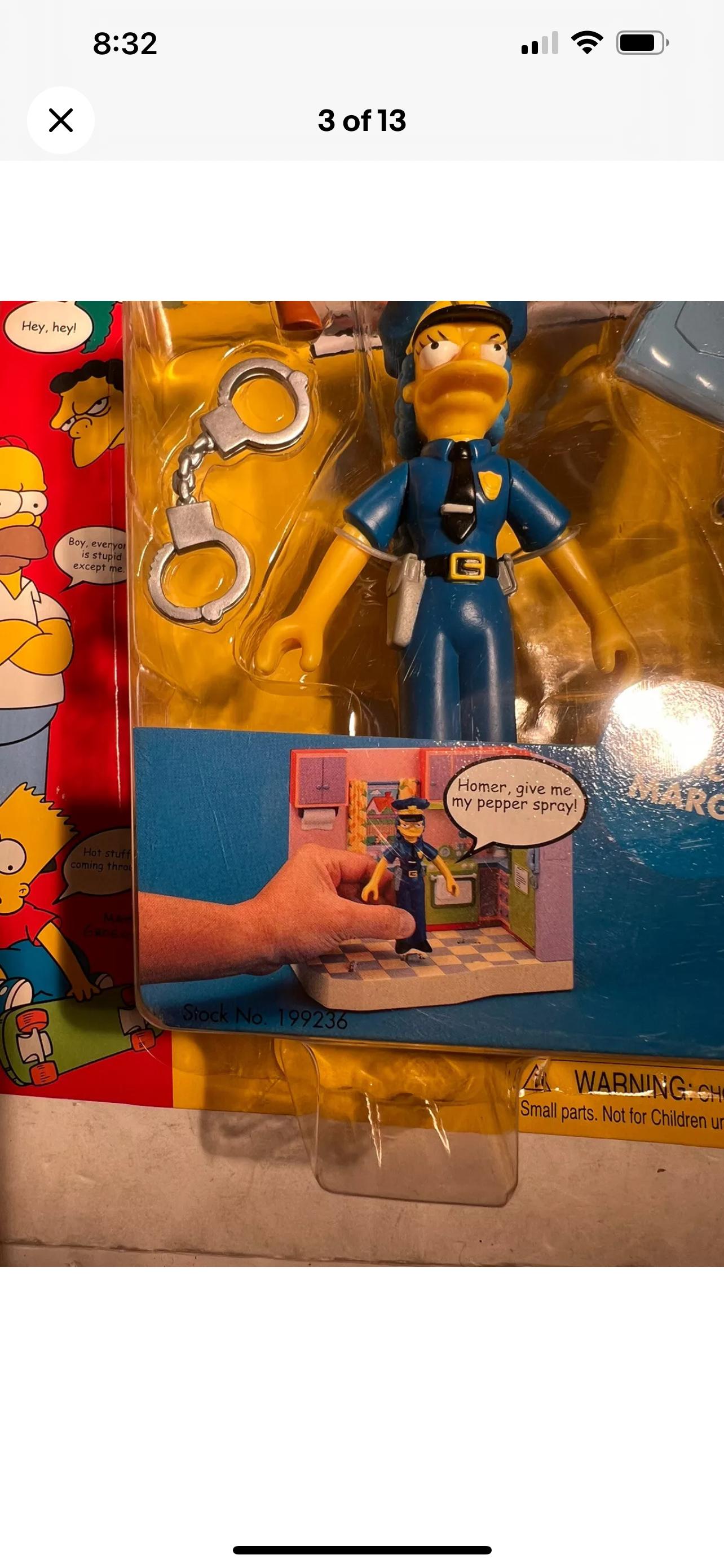 The Simpsons World of Springfield Series 7 - Officer Marge - Etsy