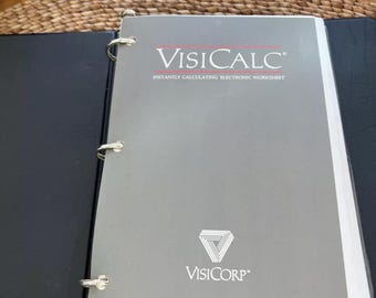 【中古】 VisiCalc入門 Visicalc Visicorp ディスク、ユーザーガイド、ボックス付き