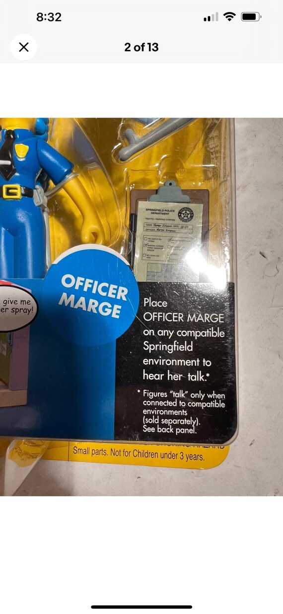 The Simpsons World of Springfield Series 7 - Officer Marge - Etsy