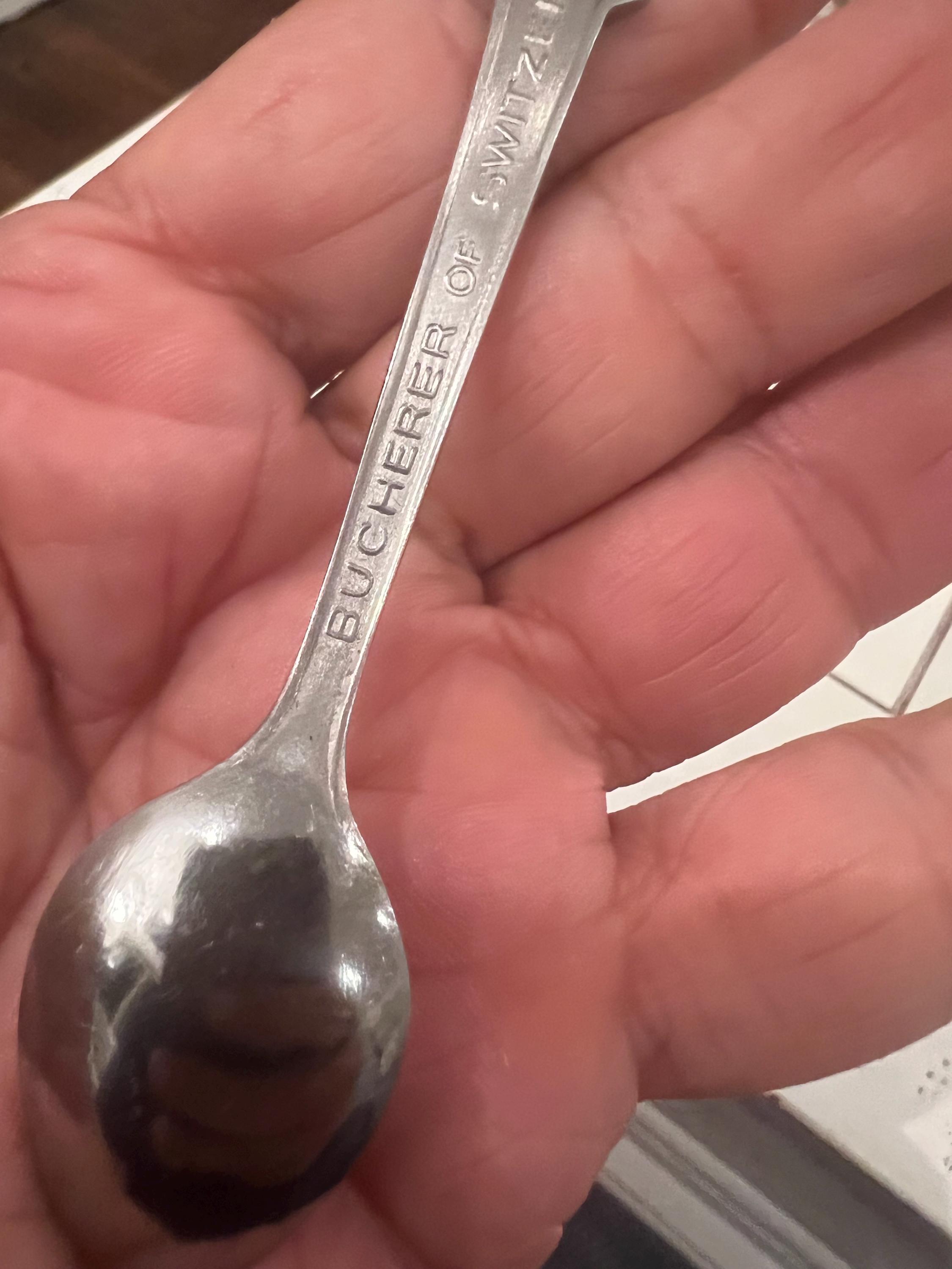 Rolex Bucherer Lugano Switzerland Stainless Steel Collectors Spoon