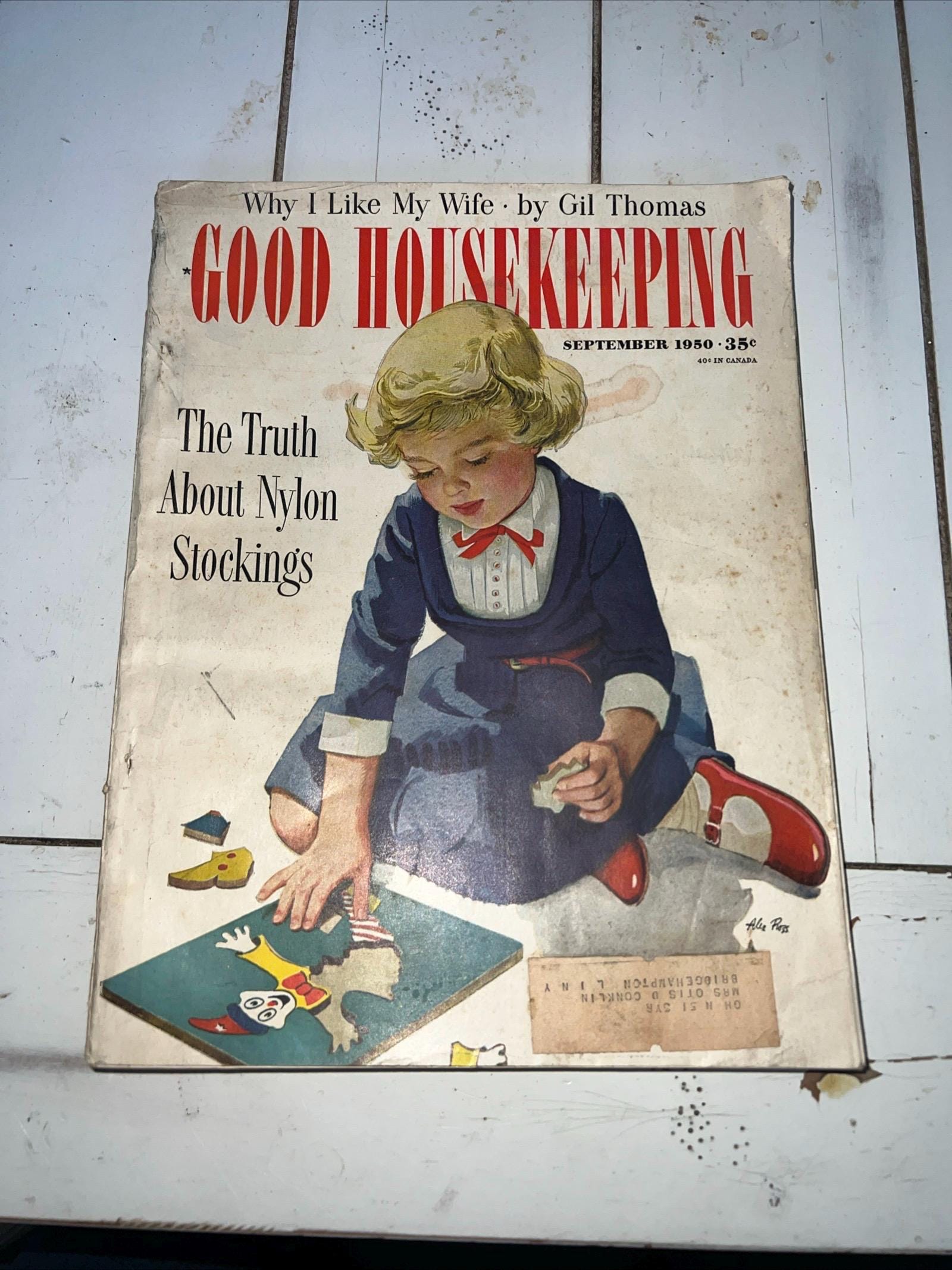 ビンテージ本　good housekeeping Vintage 1947 the Good Housekeeping Housekeeping Book - Hardcover