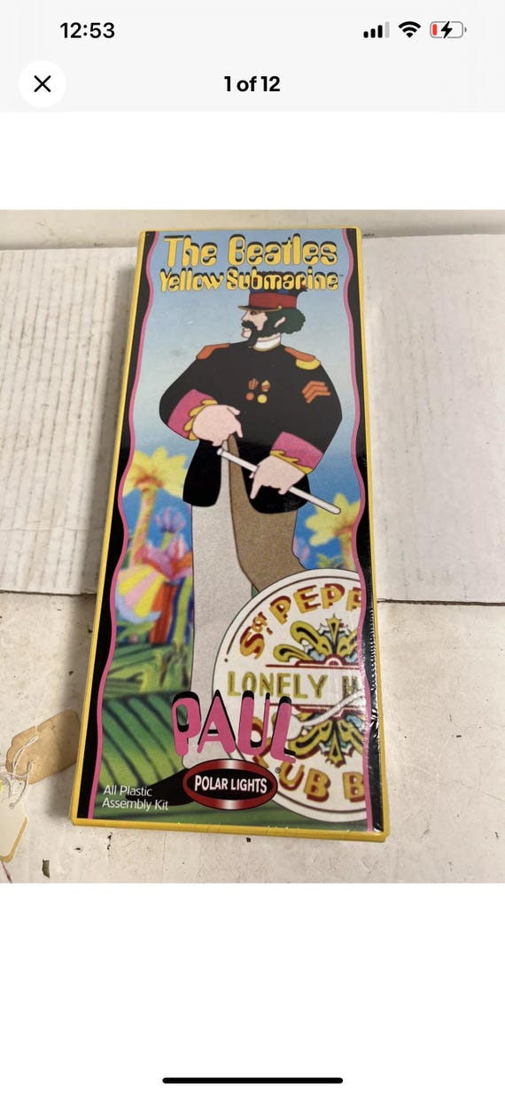 ザ　ビートルズ　イエローサブマリンオリジナルプラモデル ザ ビートルズ イエローサブマリンオリジナルプラモデル ザ ビートルズ