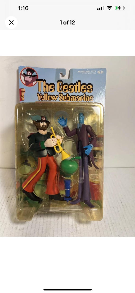 Ringo W/ Apple Bonker* the Beatles Yellow Submarine Figures