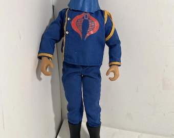Figura de acción vintage Gi Joe Cobra Commander 1992 Hasbro de 12 pulgadas Salón de la fama retro