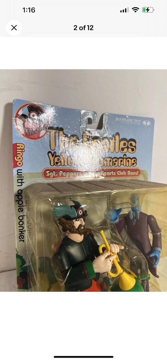 Ringo W/ Apple Bonker* the Beatles Yellow Submarine Figures