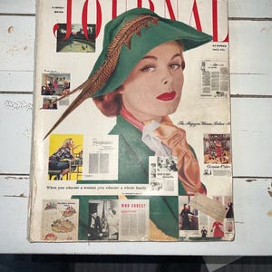 Vintage Ladies Home Journal October 1951
