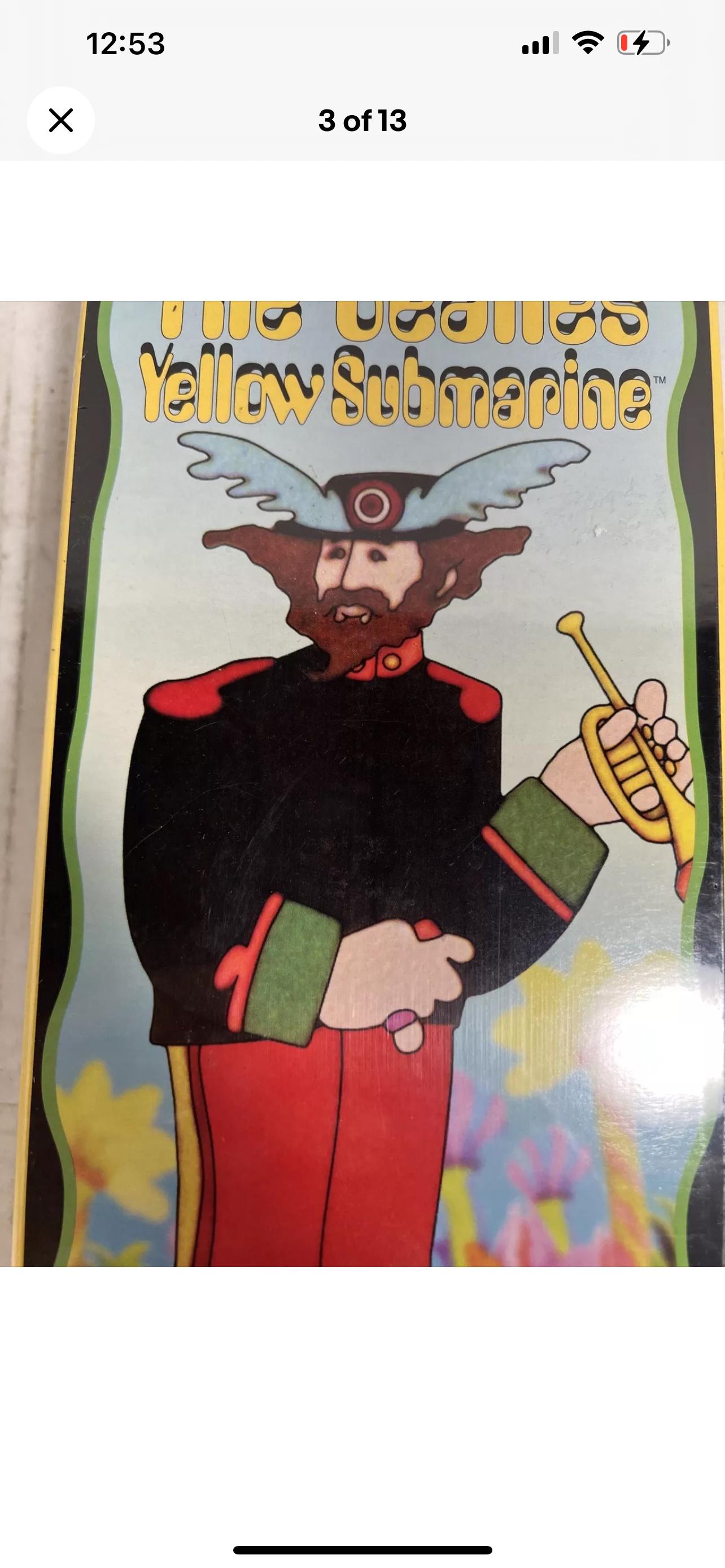 The Beatles Yellow Submarine, RINGO Model 1999 Kit is Sealed and