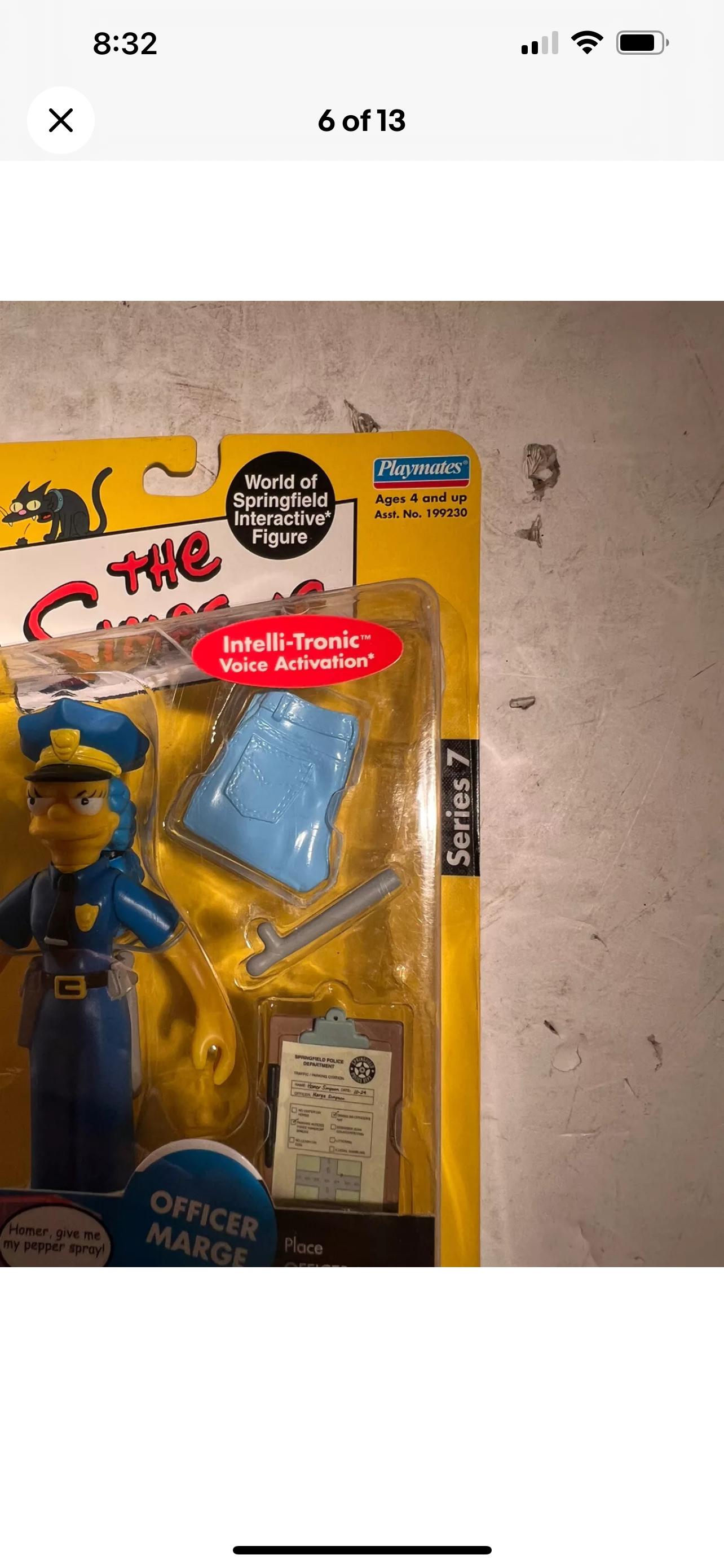 The Simpsons World of Springfield Series 7 - Officer Marge - Etsy