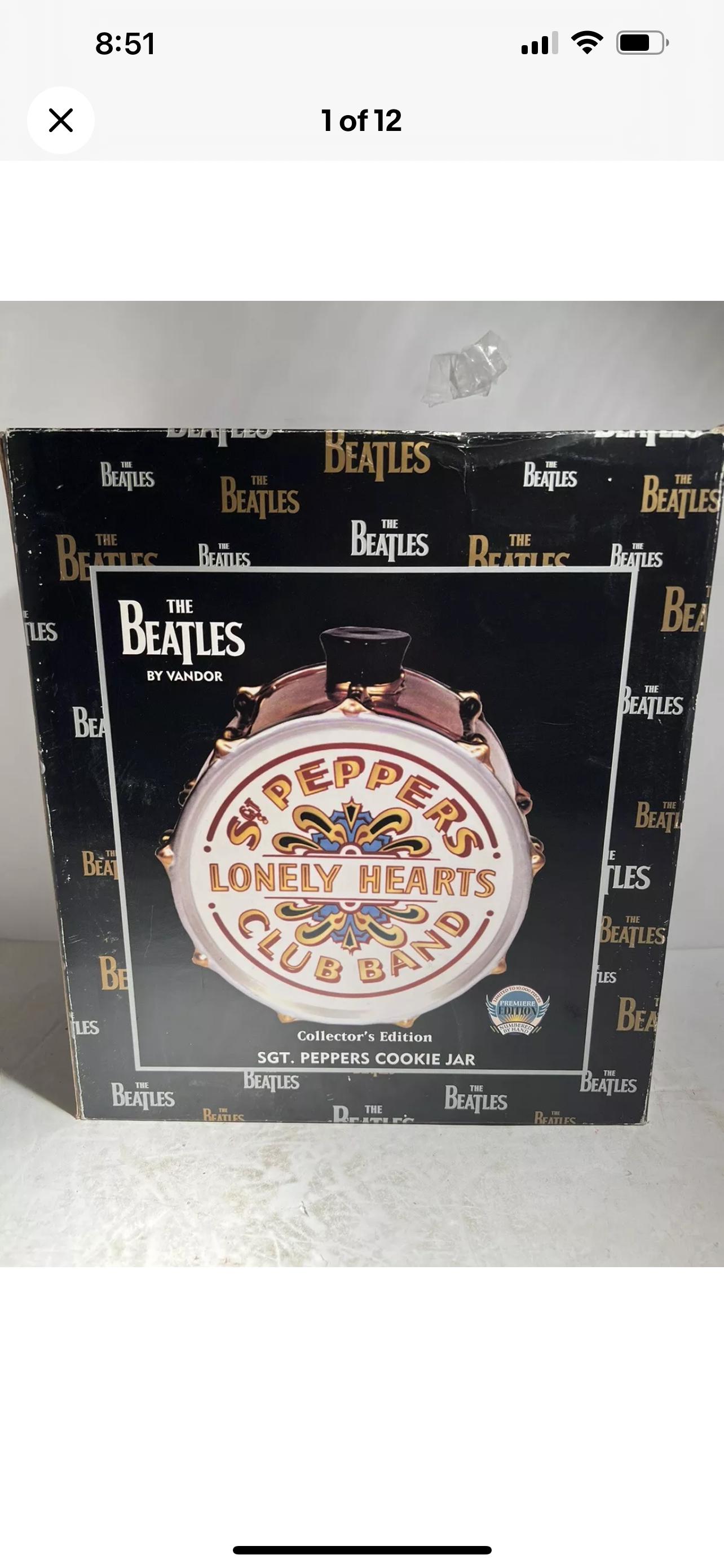 The Beatles Cookie Jar - Etsy