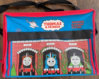 Estuche de transporte para el sistema de trenes de madera de Thomas y sus amigos