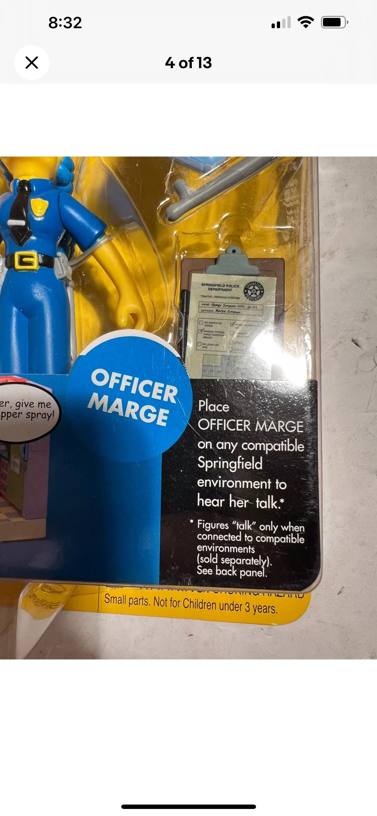 The Simpsons World of Springfield Series 7 - Officer Marge - Etsy