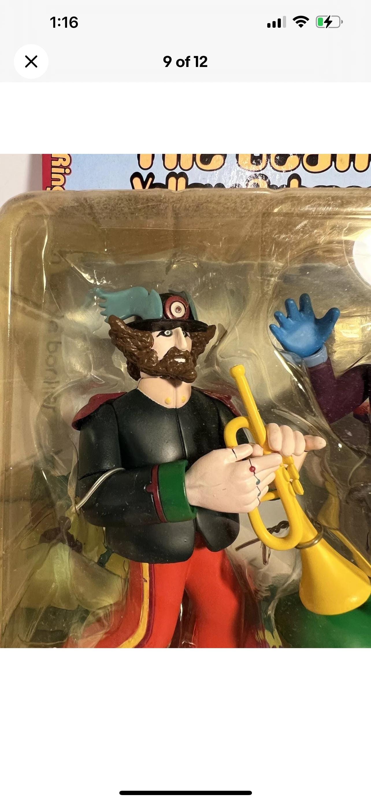 Ringo W/ Apple Bonker* the Beatles Yellow Submarine Figures