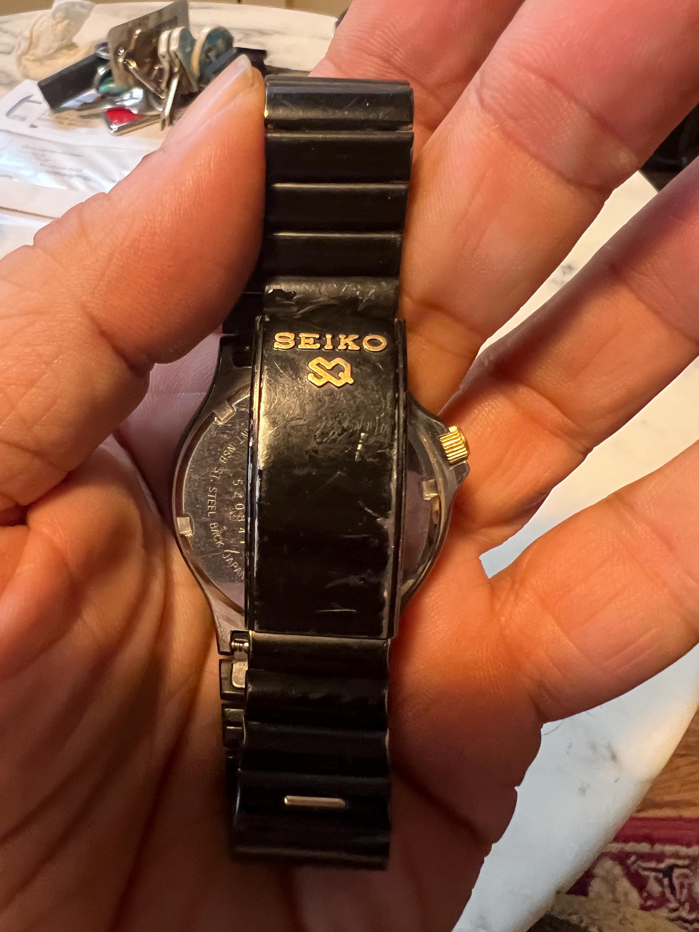 Seiko Sport 100 Men's Wristwatch, Works Perfectly New Battery - Etsy