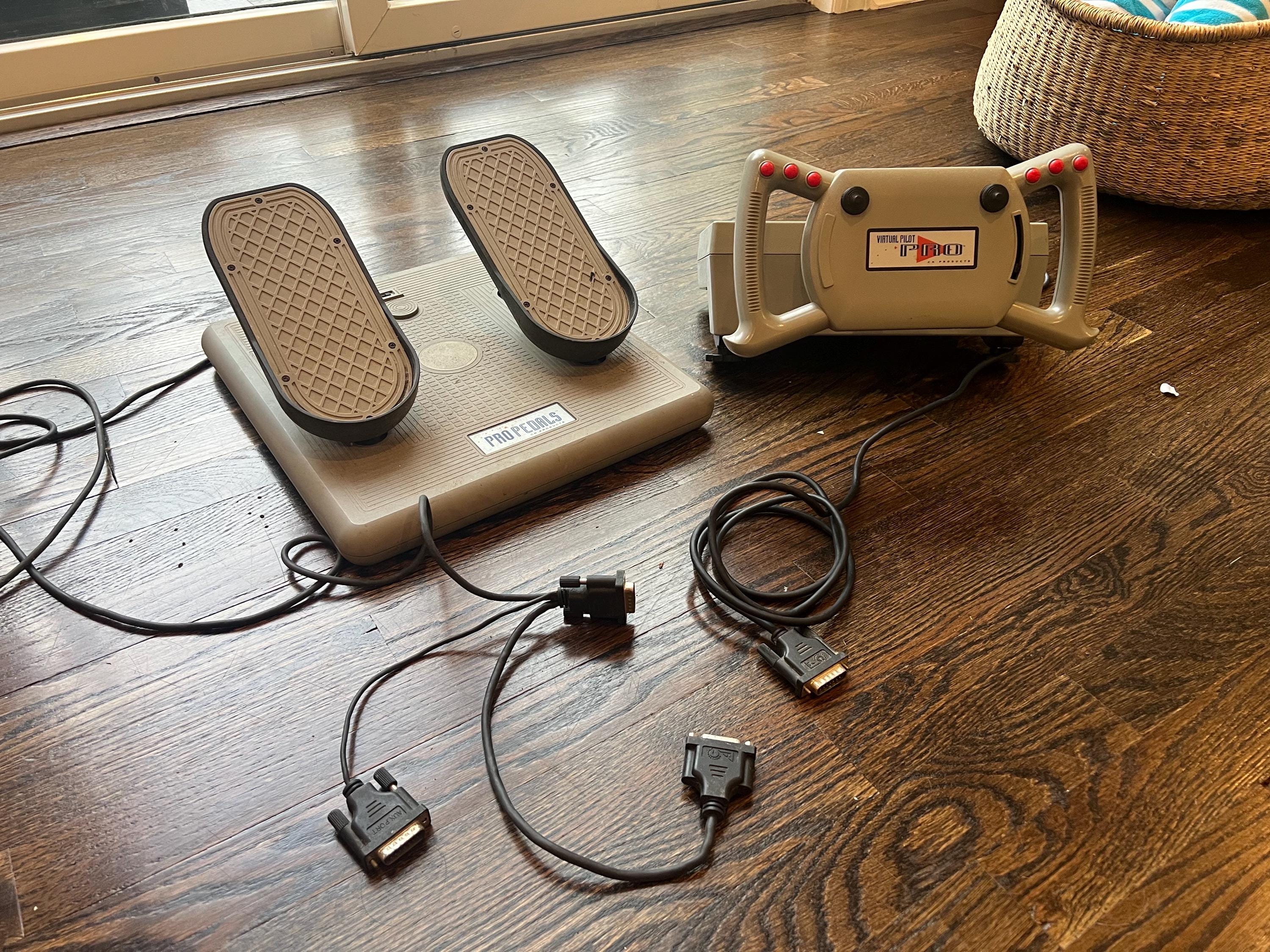 CH Products Virtual Pilot Pro, Pro Pedals Throttle 15 Pin