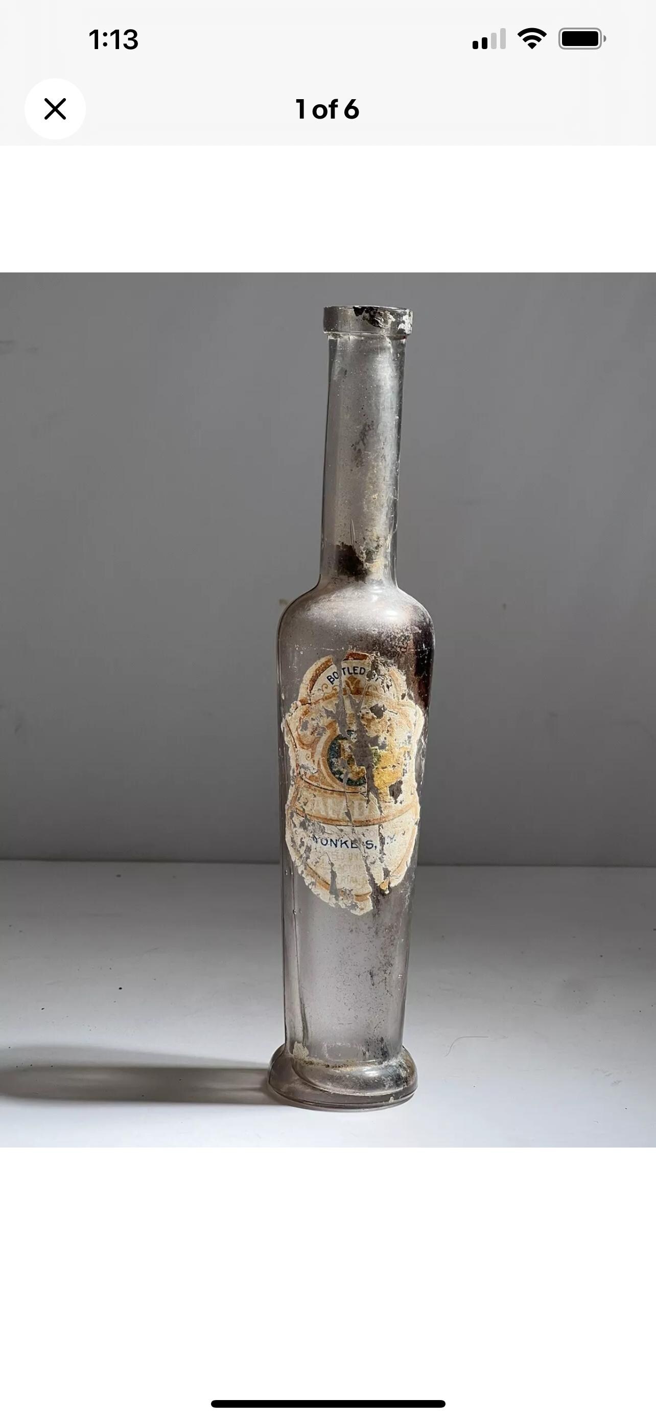 3 Bouteilles En Verre Militaria WW1 - Régiment Royal - Découverte Marne - Occasion