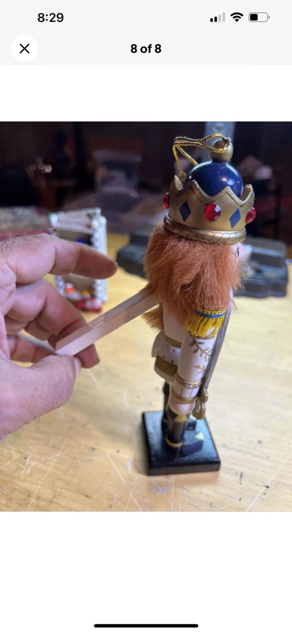 キングソルジャーくるみ割り人形フィギュア/クリスマスオーナメント 8