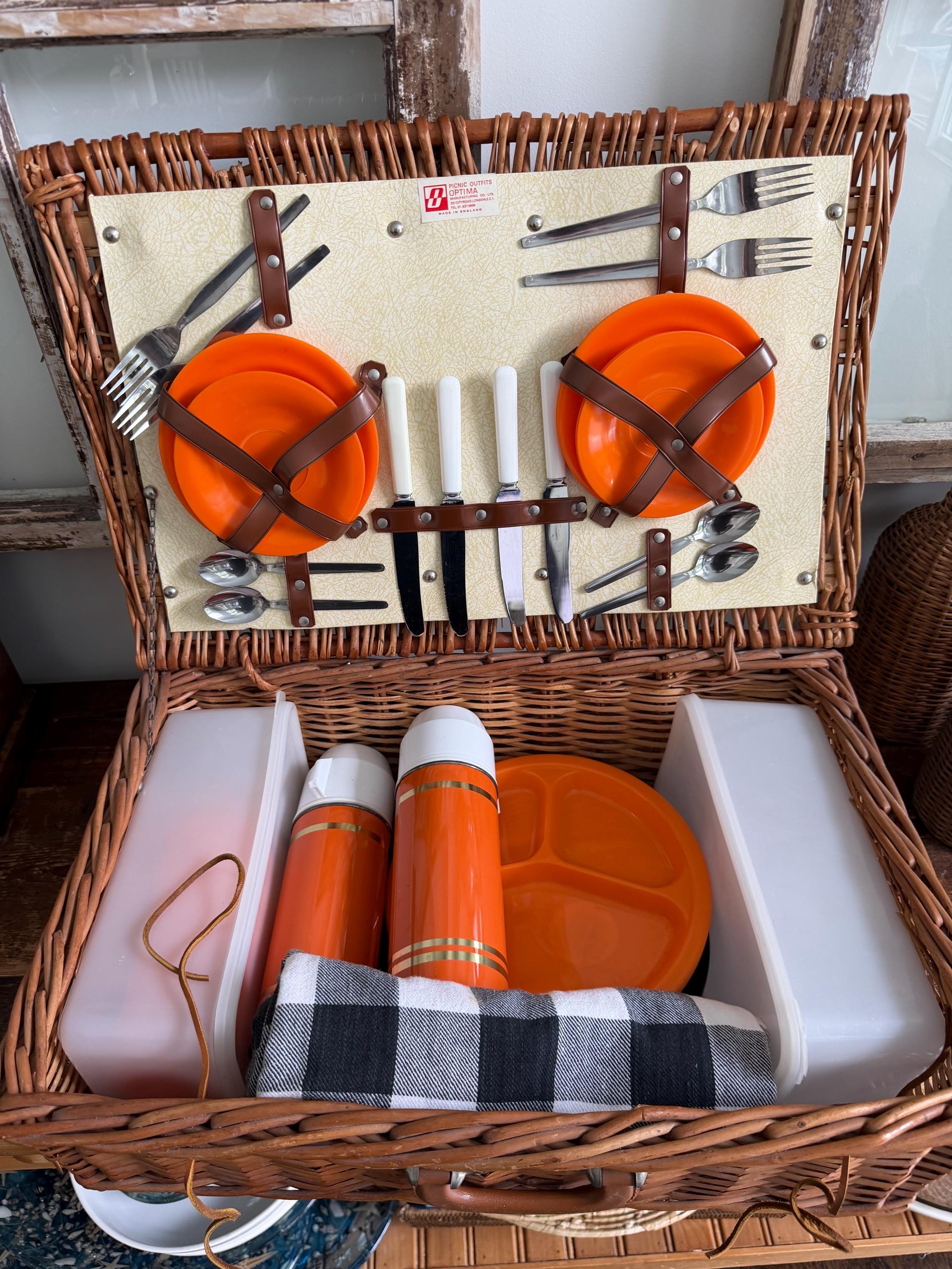 Optima picnic basket - Etsy 日本