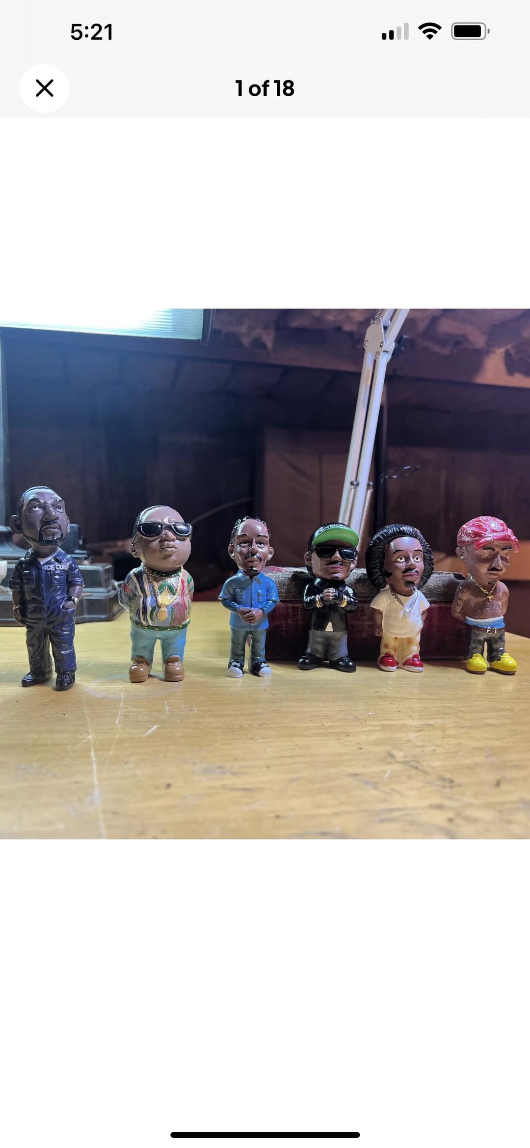 Stoop Elf Famous Rappers Boxing Sculpture Garden Decor 4