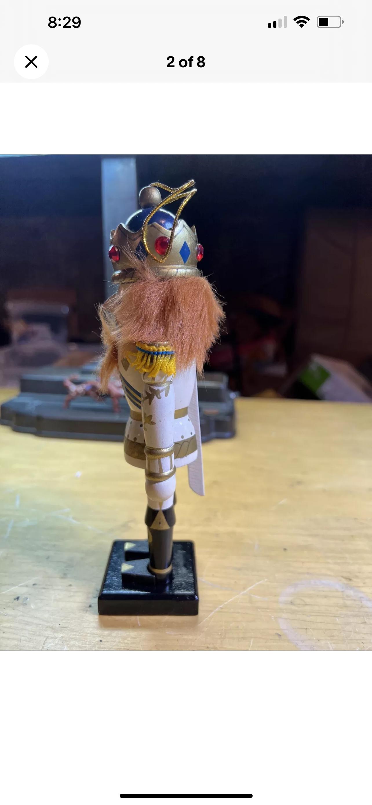 キングソルジャーくるみ割り人形フィギュア/クリスマスオーナメント 8