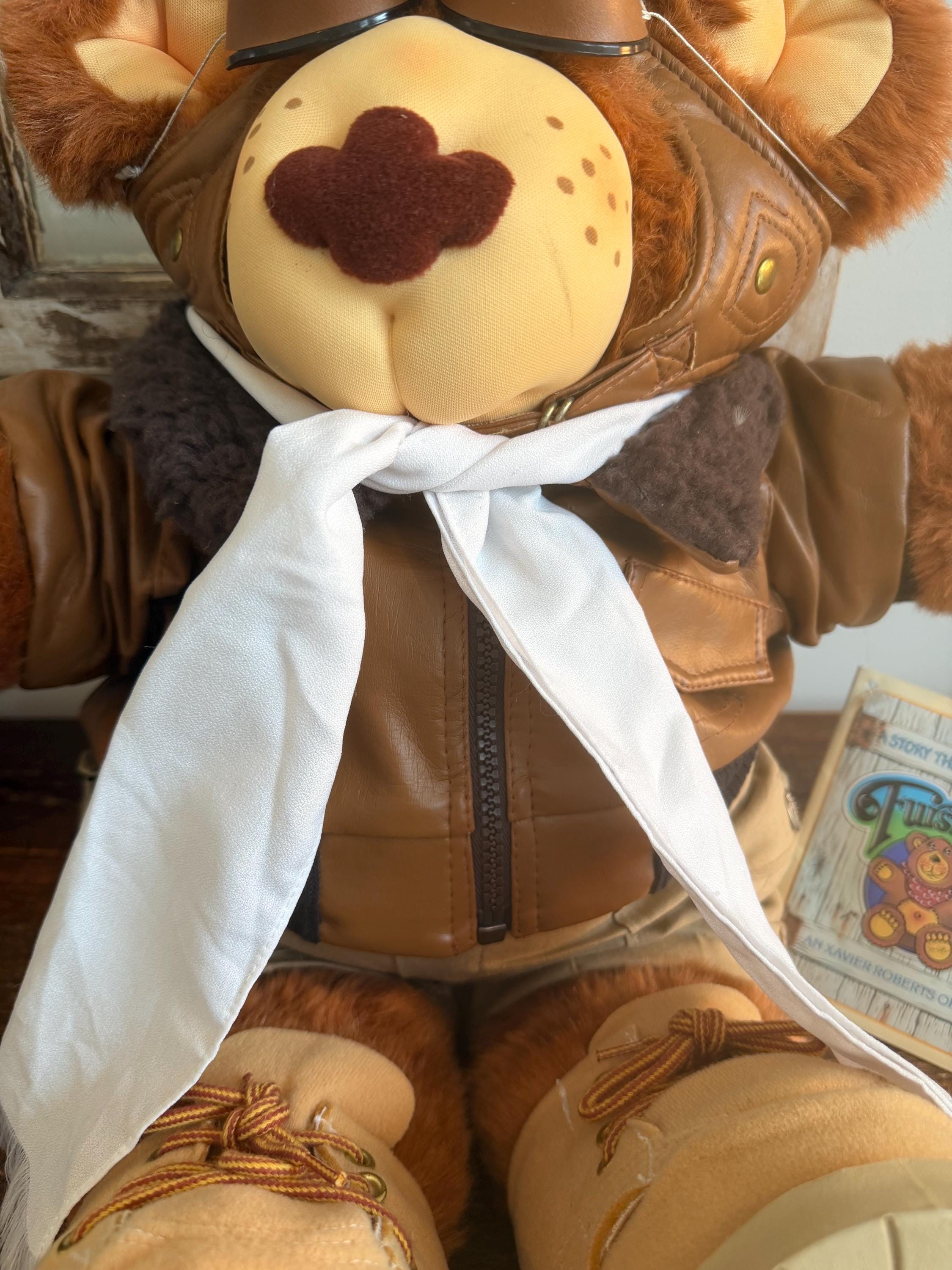 Vintage 1986 Orville T. Furskin Pilot Teddy Bear by Xavier Roberts