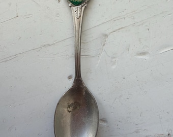 Set of Four Ela Denmark Sterling Silver Enameled Demitasse Spoons